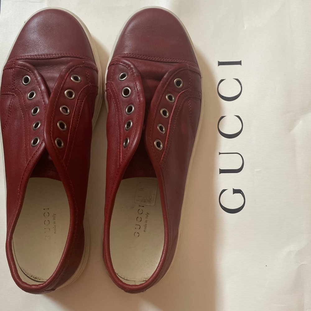Gucci Mirosoft Rosso men's designer red sneaker